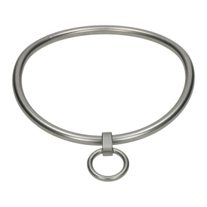 Talena - Halsreif mit Ring der O perlmatt 340 mm 8mm nicht abschließbar