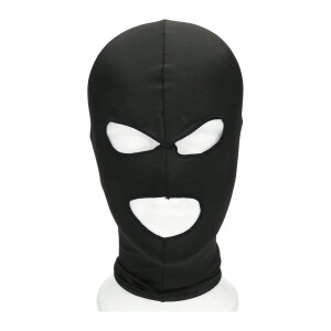 Bad Kitty - Kopfmaske aus schwarzem Stoff