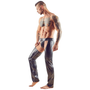 Lederimitat Herren Chaps L