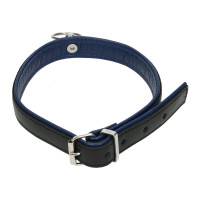 Halsband der O -  Slim Line Schwarz/Blau