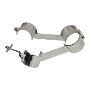 KUB Angled Handcuffs Edelstahl