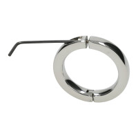 Cockring aus poliertem Edelstahl - abschließbar 40 mm