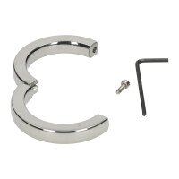 Cockring aus poliertem Edelstahl - abschließbar 40 mm