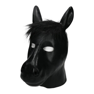 Latex-Kopfmaske Horse