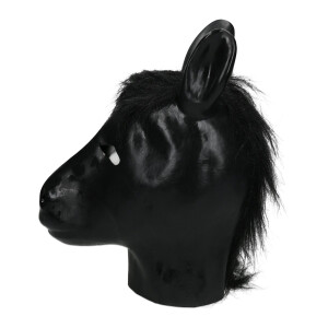 Latex-Kopfmaske Horse
