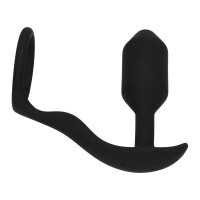 b-vibe Snug & Tug - gewichteter Analplug mit Ring