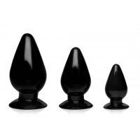 Triple Cones Analplug Set XL
