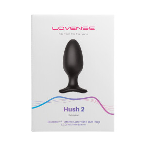 Lovense - Hush 2 App-gesteuerter Buttplug 57 mm