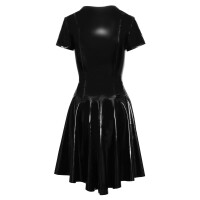 Lackkleid mit ausgestelltem Rock XL