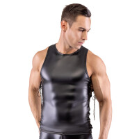 Wetlook Herren-Top mit Schnürung S