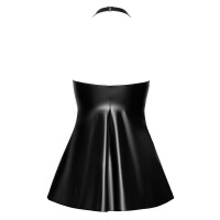 Noir - Wetlook Neckholder-Kleid S