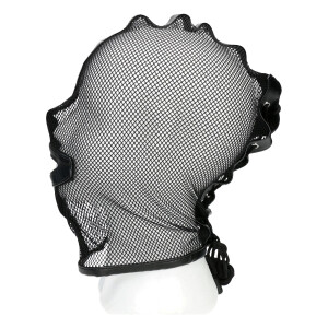 Netzstoff-Kopfmaske mit Mundöffnung
