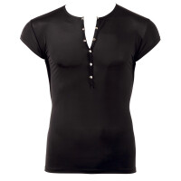 Herren Shirt mit Knopfleiste M