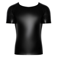 Noir - Herrenshirt Wetlook M