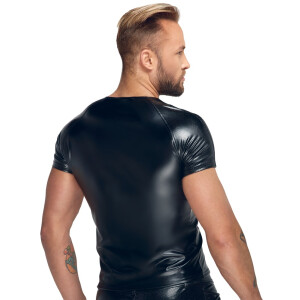 Noir - Herrenshirt Wetlook L