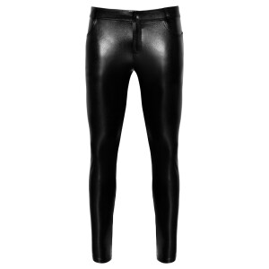 Noir - Herrenhose Snakeskin-Optik  L