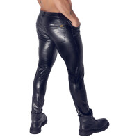 Noir - Herrenhose Snakeskin-Optik  L