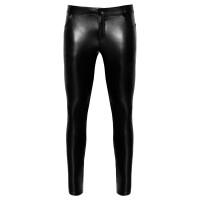 Noir - Herrenhose Snakeskin-Optik  L