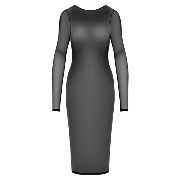 transparentes Kleid mit Reißverschluss M