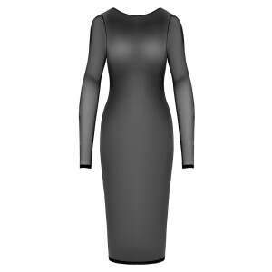 transparentes Kleid mit Reißverschluss XL