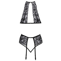 Dessous-Set aus Blütenspitze L/XL