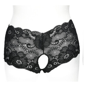 Chilirose - Spitzen-Pantie ouvert L/XL