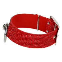 Lorand Lajos - Crystal Collar mit O-Ring Ruby Red