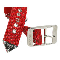 Lorand Lajos - Crystal Collar mit O-Ring Ruby Red