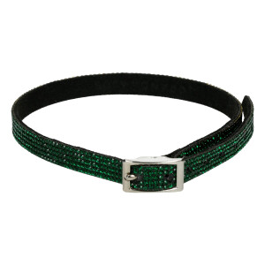 Lorand Lajos - Crystal Choker Emerald Green