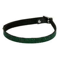 Lorand Lajos - Crystal Choker Emerald Green