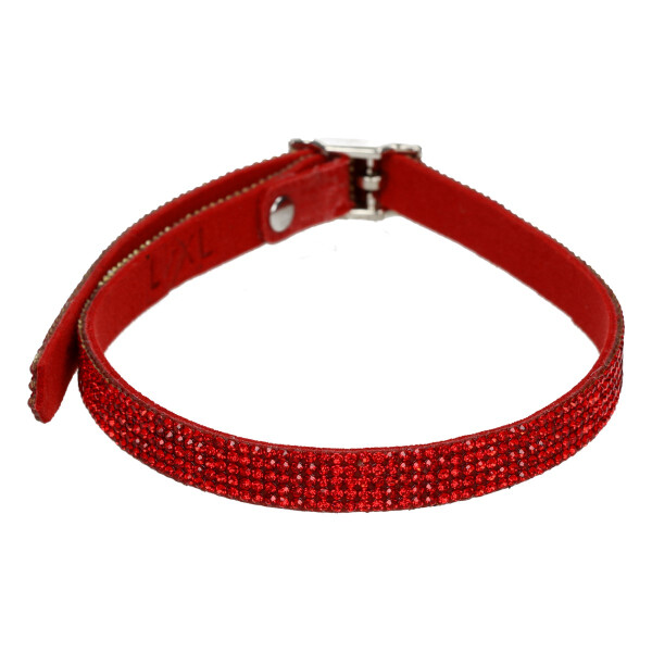 Lorand Lajos - Crystal Choker Ruby Red