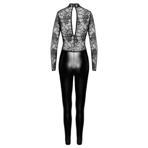 Noir Handmade - Catsuit Wetlook und Spitze