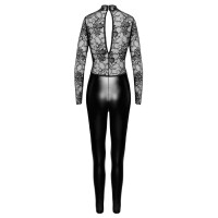 Noir Handmade - Catsuit Wetlook und Spitze