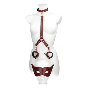 Liebe Seele Japan - Wine Red Restraint Harness Set