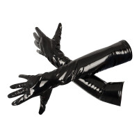 Lack-Handschuhe mit Stretch