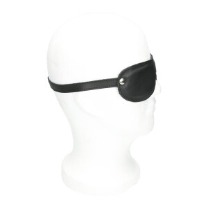 Leder Augenmaske mit weichem Polster