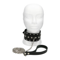 Halsband mit Führungsleine - Slave Collar