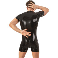 Latex Herren Kurzoverall - XL