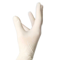 Latex Handschuhe natur 100 Stück - L