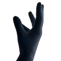 Latex Handschuhe schwarz 100 Stück M